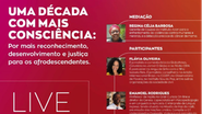 A live do Instituto avon será dia 22 de novembro