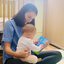 Natália e a filhinha Giovana, de 6 meses