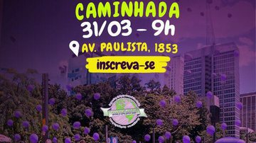 Imagem Epilepsia. Purple Day. Caminhada