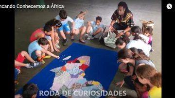 Imagem Projeto apresenta a cultura africana para crianças por meio de brincadeiras