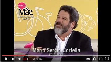 Imagem Assista aos melhores momentos do filósofo, escritor e educador Mário Sérgio Cortella no Papo de Mãe! 