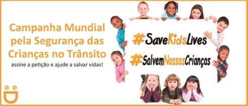 Imagem Campanha Mundial de Segurança Infantil no Trânsito pede colaboração