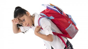 Imagem Volta às aulas: os riscos das mochilas muito pesadas