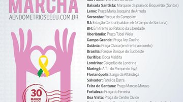 Imagem Marcha Mundial pela Conscientização da Endometriose