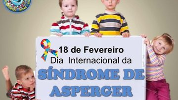 Imagem 18 de Fevereiro – Dia Internacional da Síndrome de Asperger