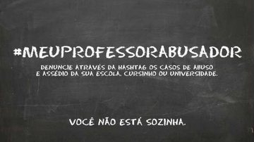 Imagem Facebook expõe assédio sexual praticado por professores