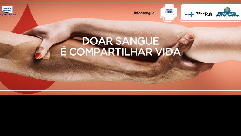 Imagem Dia Nacional do Doador de Sangue. Comemoração incentiva a doação regular de sangue