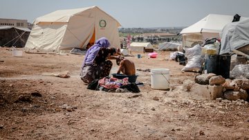 A difícil vida dos refugiados