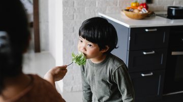 O exemplo de uma alimentação saudável vem principalmente dos pais