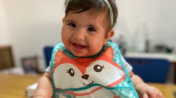 A pequena Eva, de 10 meses