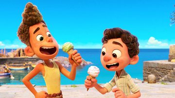 A história de amizade entre dois meninos, Alberto e Luca, no filme "Luca" - Foto: Pixar
