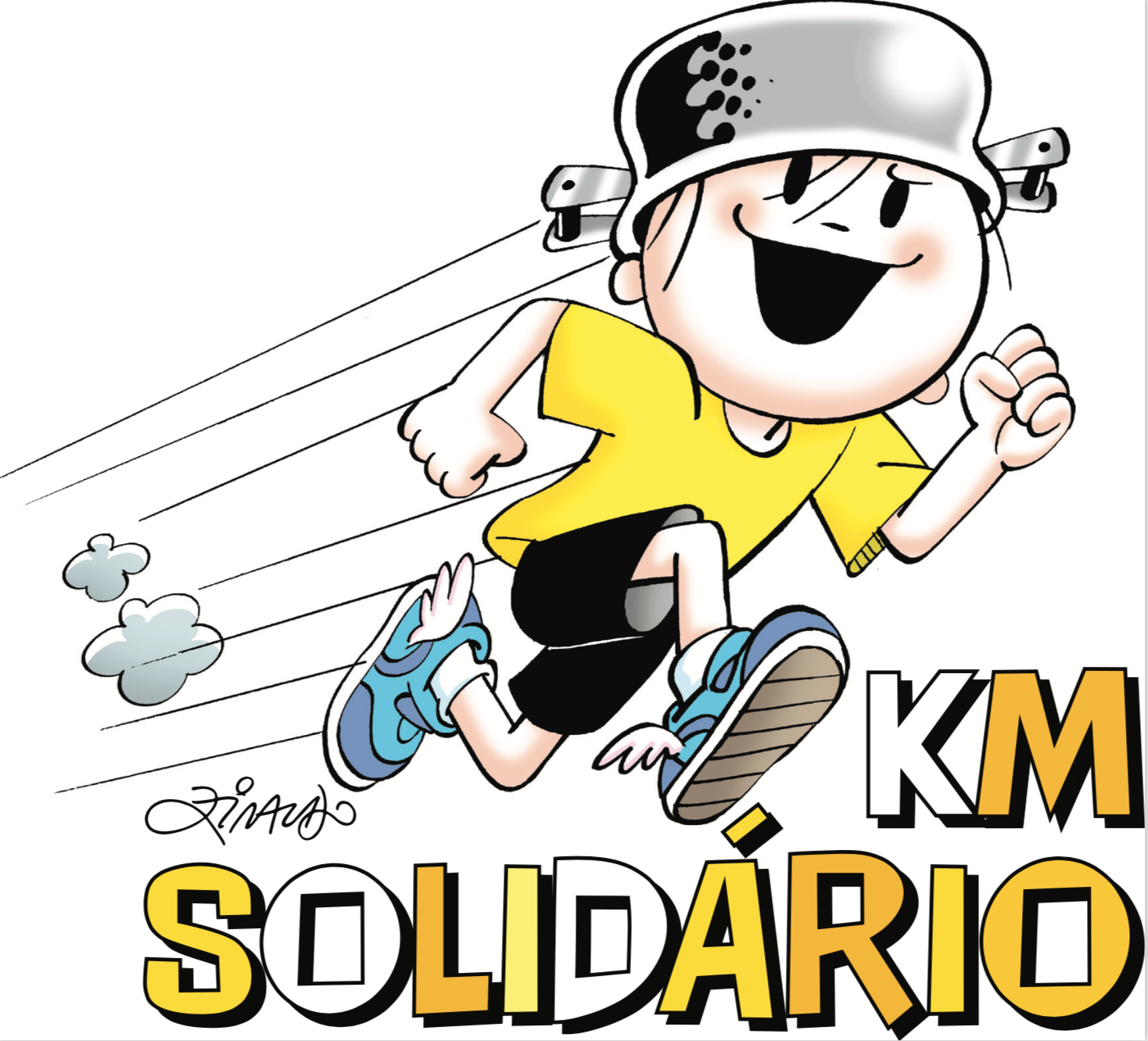 Campanha do aplicativo Km Solidário