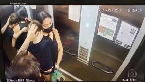 Câmeras de segurança mostraram Jairinho, Monique e Henry no elevador