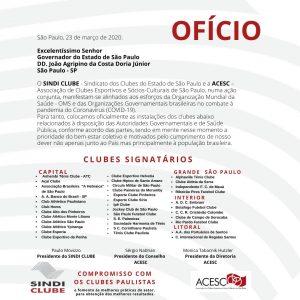 Presidentes e diretores de clubes se unem em comitê de crise para troca informações e rede de apoio