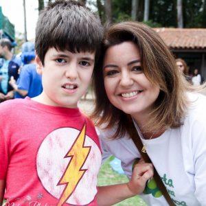 Andrea Werner e o filho Theo