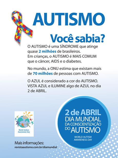 2 de abril: Dia Internacional da Conscientização do Autismo - Colab