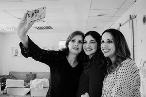 Imagem das pediatras Rafaella Gatto, Ana Laura Kawasaka e Fernanda Vianna